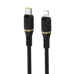 Dudao Dátový kábel L25X / USB-C / Lightning 30W / 1 m / čierna (204491)