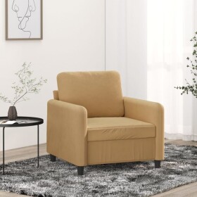 Triton Fotel, Hnedý, 60 cm, obity aksamitem