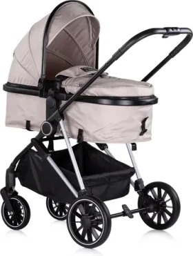 CHIPOLINO Kočík kombinovaný Aura 2v1 Tiramisu (KKAUR02503TR)