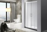 OLSEN SPA - Sprchové dvere VILAR - FARBA rámu - Hliník leštený, Rozmer A - 170 cm, Rozmer C - 190 cm, Smer zatvárania - Univerzálne Ľavé / Pravé, Výplň - Číre bezpečnostné sklo - 6 mm OLBENW102917CC