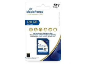 MediaRange SDXC 128 GB / Class 10 / UHS-I / R: 80 MB/s / W: 10 MB/s (MR969)