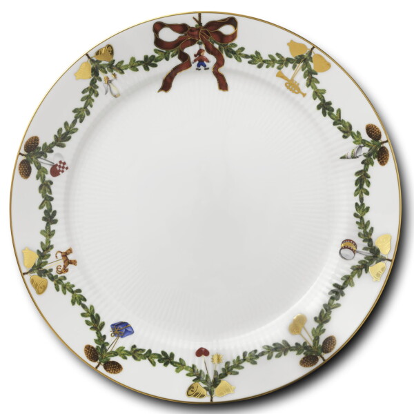 Royal Copenhagen Porcelánový tanier Star Fluted Christmas 27 cm