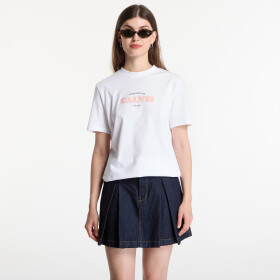 Tričko Calvin Klein Jeans Ss Classic Resort Calvin Logo Tee Bright White XS