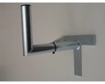 WFmetal Anténny držiak na stenu T 35 cm / Držiak antény / rúrka 42 mm / galvanický zinok (K35T42)