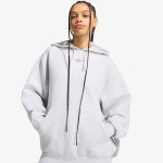 Mikina adidas Spacer Hoodie Light Grey Heather/ Reflective Silver/ Lgh Solid Grey M