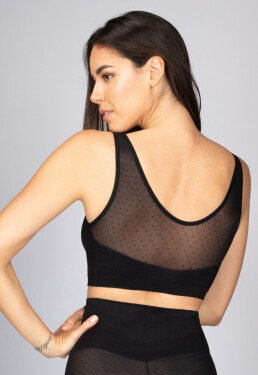 Dámska podprsenka - TULLE - BODYEFFECT SUPPORT Farba: Černá, velikost L/XL