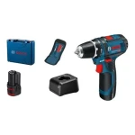 BOSCH GSR 12V-15 Professional / Aku vŕtací skrutkovač / 12V / 2x2.0Ah / 10mm skľučovadlo / 1300 ot-min / 30 Nm (060186810G)