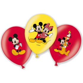 Latexový balónik Mickey 6 ks 27,5 cm - Amscan