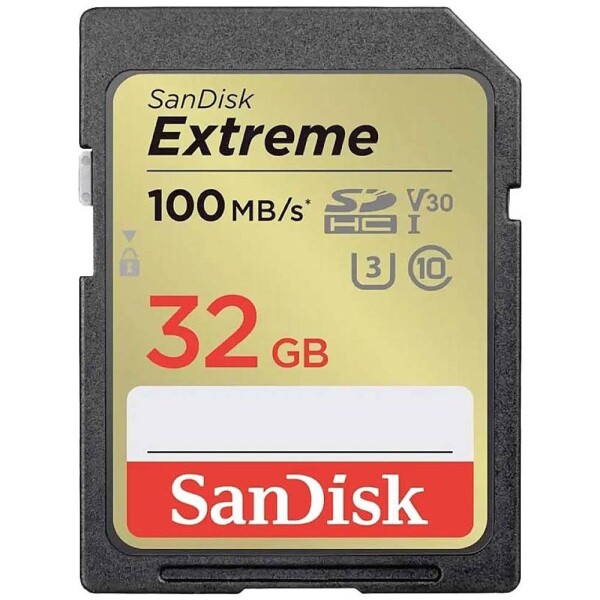 SanDisk Extreme PLUS SDXC karta 32 GB UHS-I nárazuvzdorné , vodotesné; SDSDXWT-032G-GNCIN