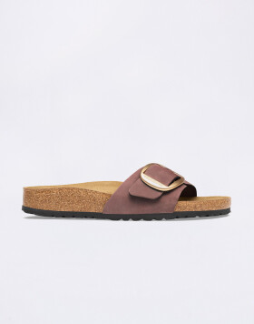 Birkenstock Madrid Big Buckle Nubuck Leather Pepper 38
