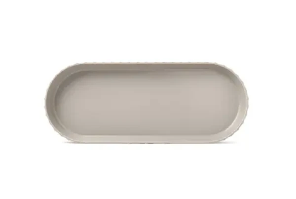 BlimPlus Minerva Tácka oválna M moka grey / Tácka / plast bez BPA / do umývačky, chladničky aj mikrovlnky (VS006-00000M-319)