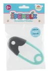 TEDDIES Hrkálka špendlík šedotyrkysovej 12 cm / Hrkálka / 0m+