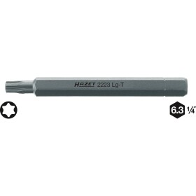 Hazet HAZET, 2223LG-T30 bit Torx T 30, Speciální ocel , C 6.3, 1 ks; 2223LG-T30 - bit Hazet 2223LG-T30