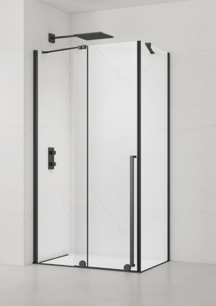 Sprchovací kút obdĺžnik 110x80 cm SAT Walk-In Xmotion SATBWIXM110STE80C