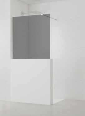 Sprchová zástena SAT Walk-in 120x100 cm na zníženú priečku chróm SATBWIS120KSPR SATBWIS120KSPR