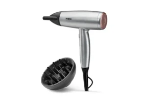 Babyliss Cosmos D580DE strieborná / sušič vlasov / 2100 W / ionizácia / studený vzduch / difuzér / 3 teploty / 2 rýchlosti (D580DE)