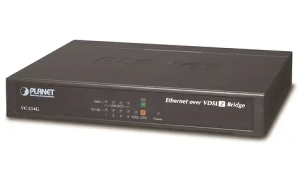 Planet VC-234G / VDSL2 konvertor / 4X 1000Base-T / master/slave / profil 30a / Vectoring G.993.5 (VC-234G)