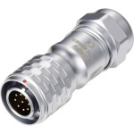 Weipu SF1210/P9 II guľatý faston, 1 ks; SF1210/P9 II