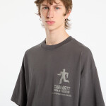 Tričko Carhartt WIP S/S Distance T-Shirt UNISEX Graphite Stone Dyed XL