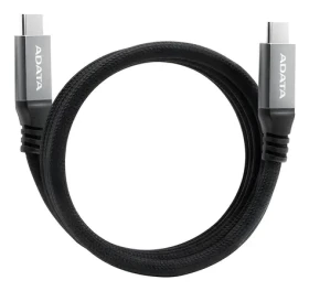 ADATA magnetický kábel USB-C čierna / Kábel / USB-C - USB-C / 100W PD / 10Gbps / 1m (CACCU3-100W-100AN-BK)
