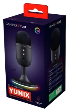 Trust GXT 234 Yunix čierna / Mikrofón / RGB / USB / 1,8 m (25372)