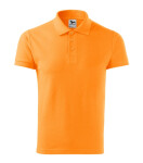 Bavlnené polo tričko Heavy tangerine orange S
