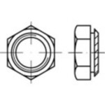 TOOLCRAFT 159300 Press nuts M6 ocel glavanizované zinkom 100 ks; 159300