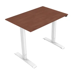 Neutralle MOKT75140TNN Pracovný stôl čerešňa-biela / elektricky nastaviteľná výška / 75x140cm / nosnosť 70kg (MOKT75140TNN)