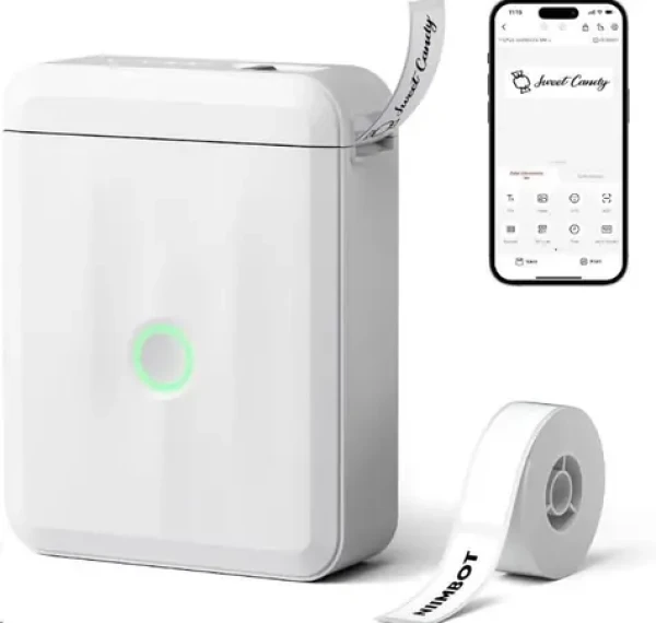 Niimbot D110-M SMART biela / Tlačiareň štítkov + rolka štítkov 160 ks / 203 dpi / BT / USB-C (1AA56011604)