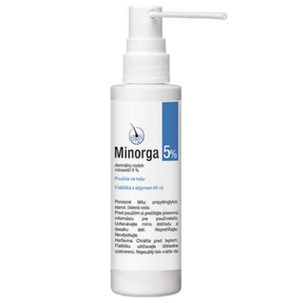 MINORGA 5 % dermálny roztok 60 ml