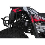 Mamido Detská benzínová štvorkolka RamiGO MONSTER 200CC čierno-červená