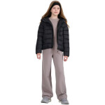 Detská páperová bunda 4F U0704 dark black 4FJWAW25TDJAU0704 20S 146 cm