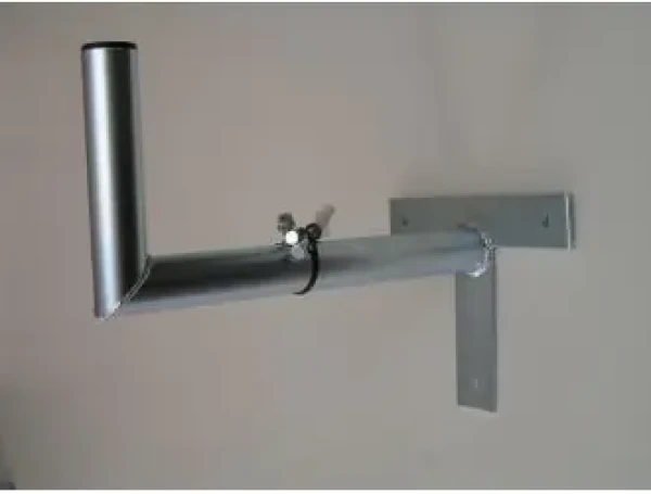 OEM / Držiak antény na stenu / T-konzola / 40 cm / O 42 mm / galvanický zinok (PK40T42)