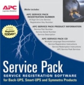 APC (3) Year Service Pack Extended Warranty (SP-01) / záruka pre novo zakúpený produkt (WBEXTWAR3YR-SP-01)