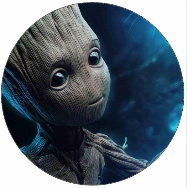 Jedlý papír Groot modré pozadie 19,5 cm - Pictu Hap - Pictu Hap