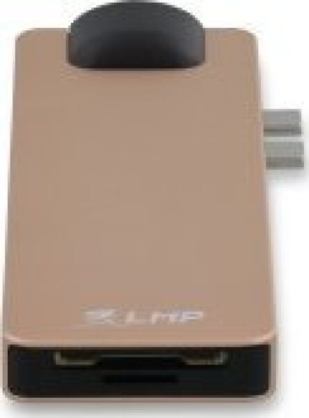 LMP USB-C Compact Dock 4K 8 Port, HDMI, Mini-DP, Eth., USB 3.0, SD/microSD, USB-C, Alu., gold *New