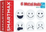 SMARTMAX Magnetická stavebnica Metal Balls Build 6 dielikov