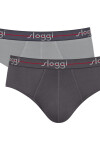 SLOGGI MEN START MIDI 2PACK 0034 SLIPY SVĚTLE ŠEDÁ XL