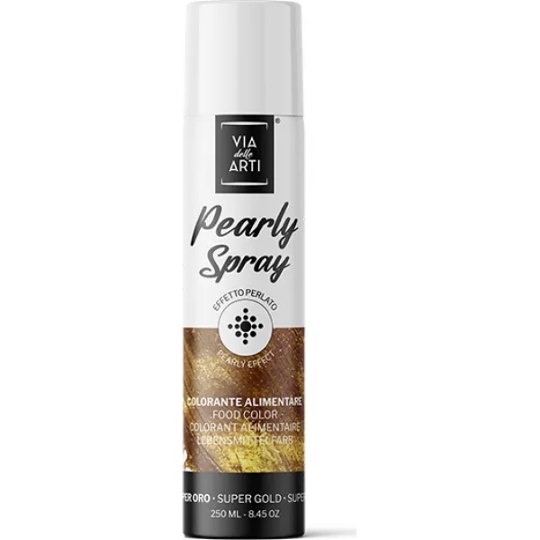 Perleťová farba v spreji Super Gold, 250 ml - Solchim Food