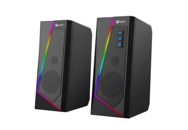 C-tech SPK-17 čierna / 2.0 / reproduktory / 3.5 mm jack / RMS 6W (8594125012441)
