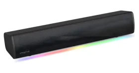 Creative Labs Soundbar GS3 čierna / Soundbar / RGB / 24W / Bluetooth 5.4 / USB-C / AUX (51MF8465AA000)