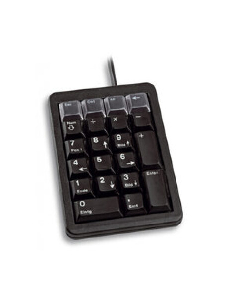 CHERRY G84-4700LUCDE-2 čierna / numerická klávesnica / drôtová / USB / klasické klávesy / DE layout (G84-4700LUCDE-2)