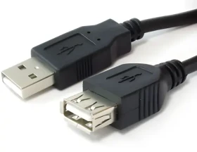 Sharkoon USB-A - USB-A čierny / Predlžovací kábel / USB 2.0 / 3 m (4044951015429)