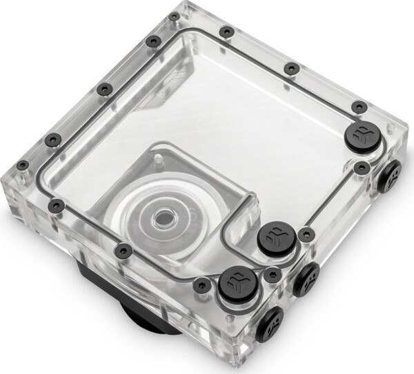 EK Water Blocks EK-Quantum Kinetic3 FLT D5 PWM Zbiornik-čerpadlo kombinacja - 140mm, D-RGB, akryl