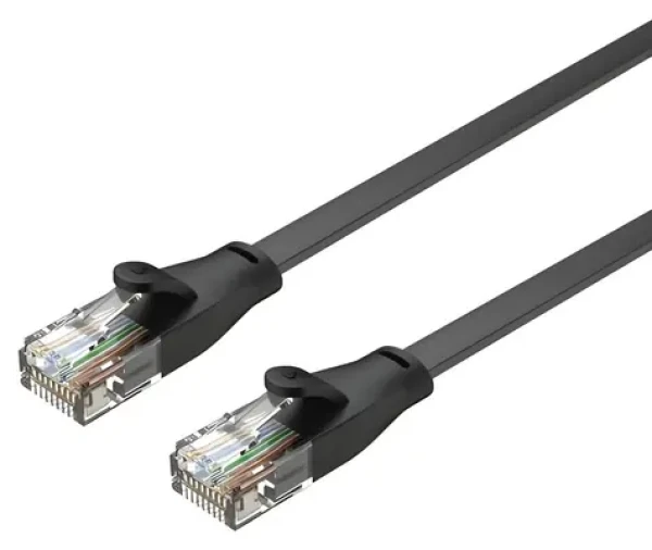 Unitek plochý patch kábel UTP Cat.6 15m / Patch kábel / RJ45-RJ45 (C1814GBK)