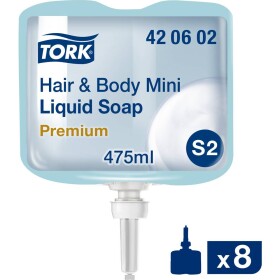 TORK Hair & Body Mini 420602 tekuté mydlo 475 ml 8 ks; 420602