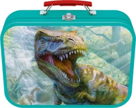 Schmidt Puzzle Dinosaury 4v1 v plechovom kufríku