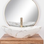 REA - Umývadlo na dosku Royal Lava Mat 61x35 REA-U8598