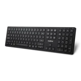 Niceboy OFFICE K30 čierna / Bezdrôtová klávesnica / CZSK layout / 2.4 GHz USB dongle / BT (office-k30-b)