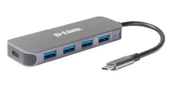 D-Link DUB-2340 / USB hub / 4X USB-A 3.2 Gen1 / USB-C PD nabíjanie / 5 portov (DUB-2340)